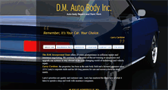 Desktop Screenshot of dm-autobody.net